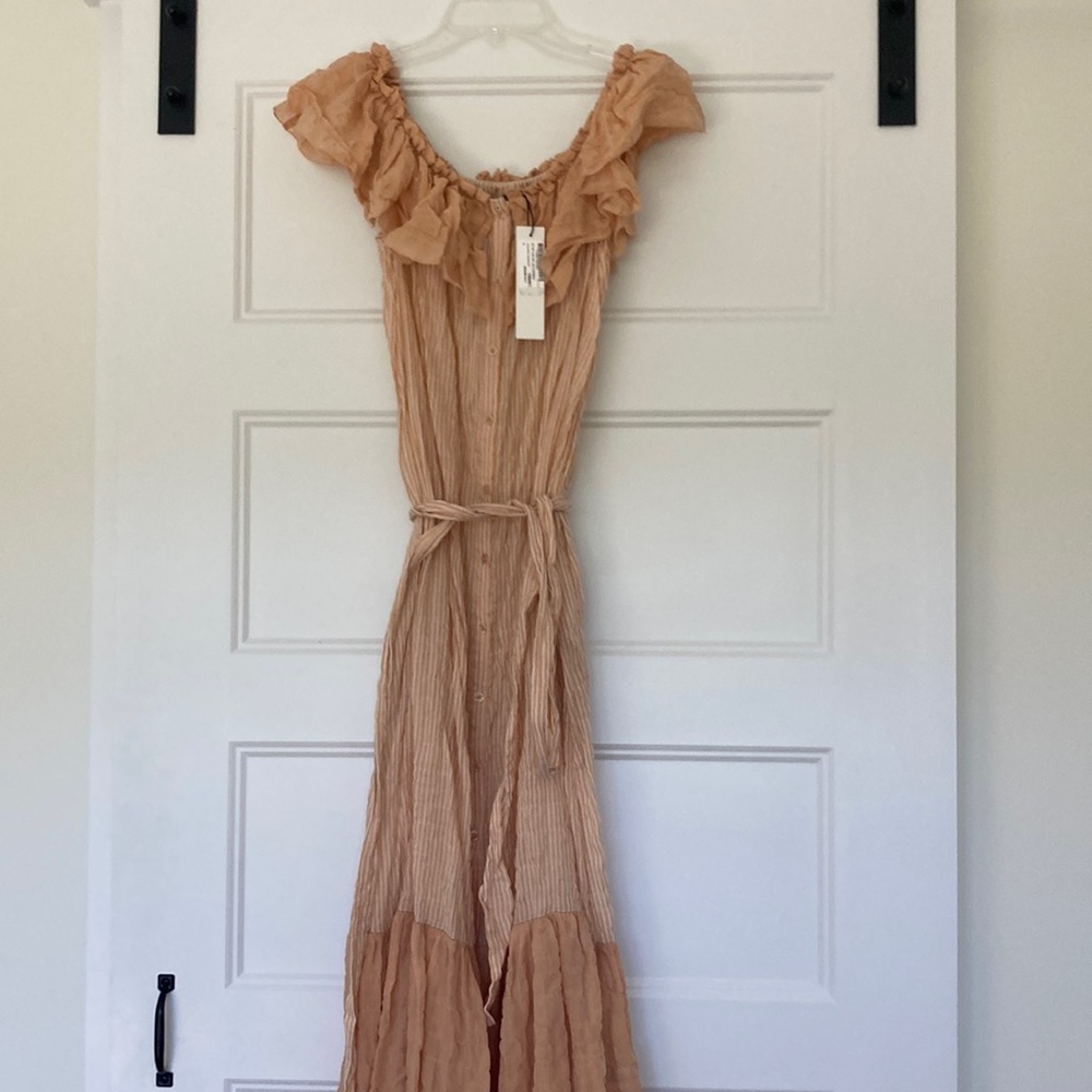 Lisa Marie Fernandez dress beautiful striped .